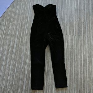 Black Velvet Jumpsuit